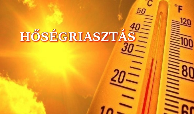 Ismét hőségriadó-vasárnaptól csütörtökig