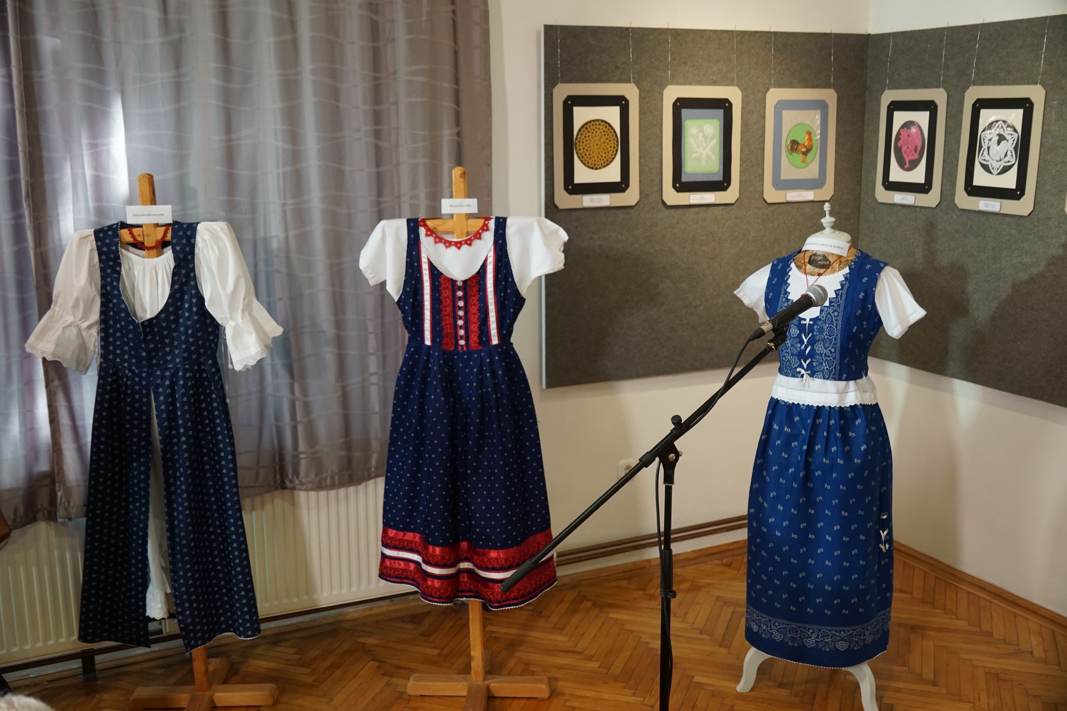 Neszádeliné Kállai Mária és Neszádeli Gyula közös tárlata a Holló László Galériában